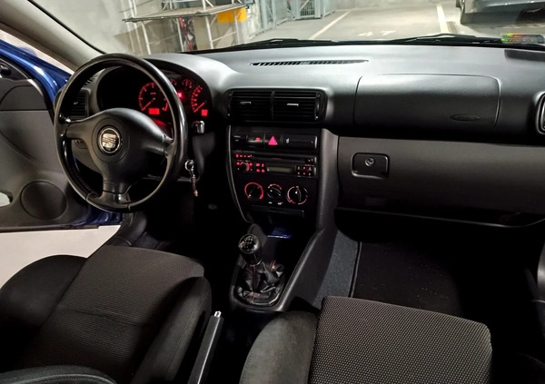 Seat Leon cena 6900 przebieg: 182400, rok produkcji 2003 z Łódź małe 67